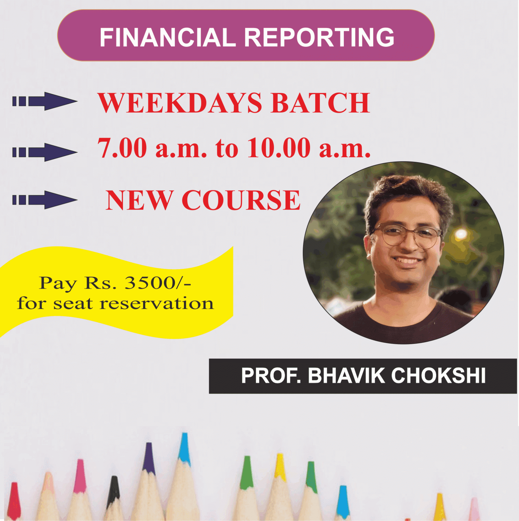 FR New Course – Regular Weekday Batch – BATCH FULL
