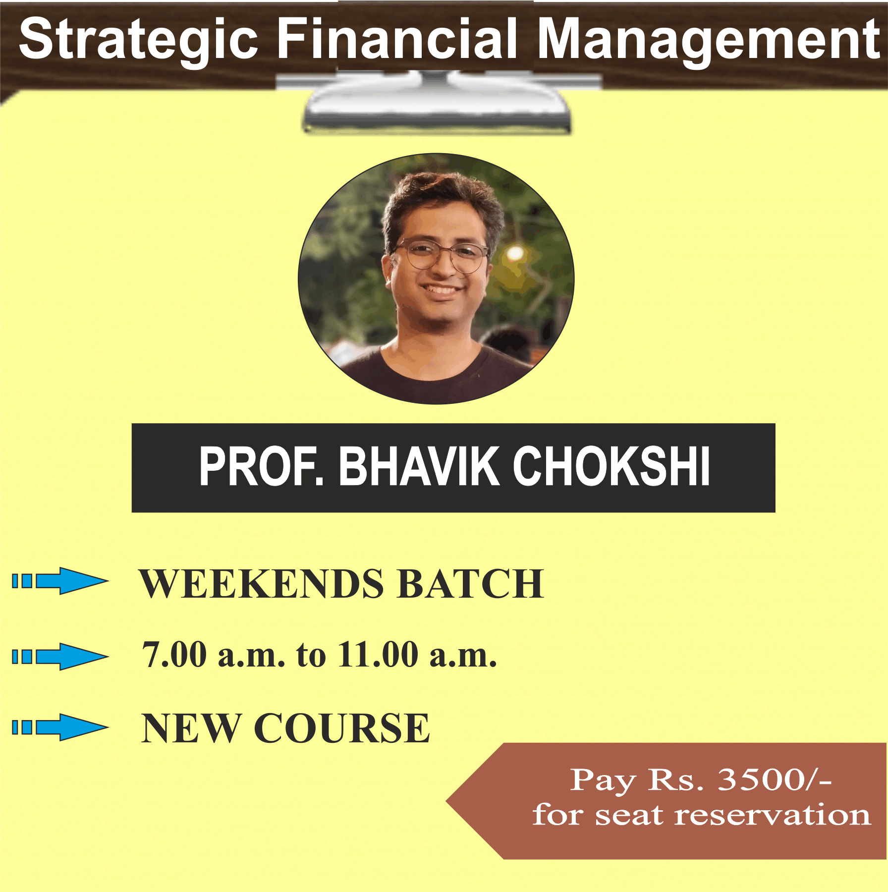 SFM New Course – Regular Weekend Batch