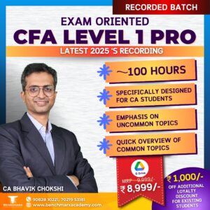 CFA Level 1 for CA/CMA Students