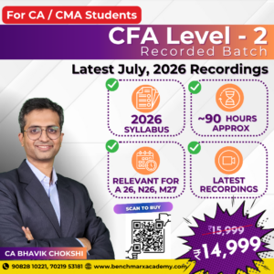 CFA for CA/CMA Students Level 2