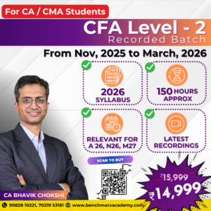 CFA for CA/CMA Students Level 2
