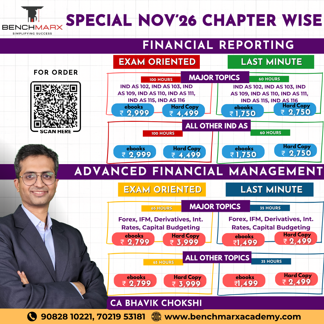Special Nov’26 – Chapter-Wise Courses for CA Final