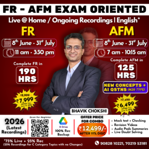 FR-AFM - Exam Oriented Live@Home/Ongoing Recordings Batch